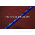 Blue colorful acrylic rod